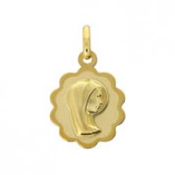 Médaille Vierge Ovale (Or Jaune 9K)