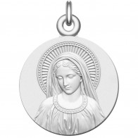 Médaille Madone Antique (Argent)