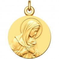 Médaille la Vierge Marie (Plaqué Or)