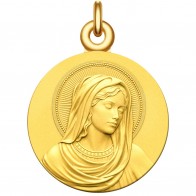 Médaille Vierge Luminosa (Plaqué Or)