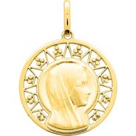 Médaille Vierge Soleil (Or Jaune)