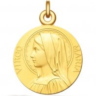 Médaille Vierge - Virgo Maria (Plaqué Or)
