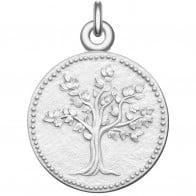 Médaille Arbre de Vie perlé (Argent)