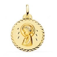 Médaille Vierge Fille (Or Jaune)