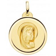 Médaille Vierge Fière (Or jaune)