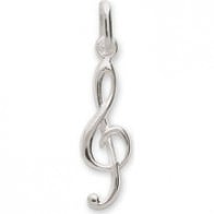 Pendentif Clé de Sol (argent)