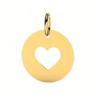 Pendentif Coeur Evidé (Or Jaune)