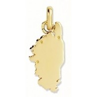 Pendentif Corse contour (Or Jaune 9K)