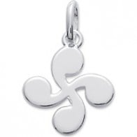 Pendentif Croix Basque (Argent)