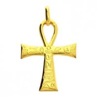 Pendentif Croix Egyptienne (Or Jaune)