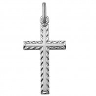 Croix guillochée (Argent)