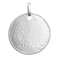  La Mini - Belle Martelée Perlée (Argent)