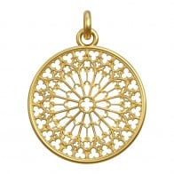 Médaille Rosace Notre Dame de Paris (Or Jaune)