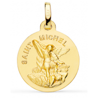 Médaille Saint-Michel le combattant (Or Jaune 9K)