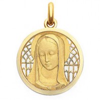 Médaille Santa Madona ajourée (Or Jaune)