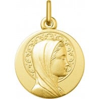 Médaille Vierge auréolée (Or Jaune 9K)