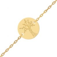 Gourmette Arbre de Vie (Or jaune 9K)