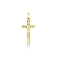 Croix Facettée (Or jaune)