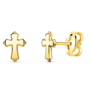 Boucles d'oreilles Croix