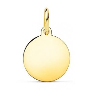 Médaille Jeton d'or brillant