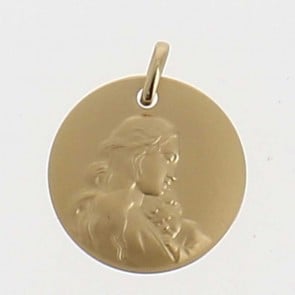 Médaille Vierge et Enfant bienveillante