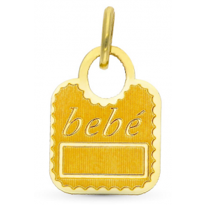 Pendentif Bavoir (Or Jaune 9K)