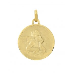 Médaille Ange Gardien Raphael (or jaune) 