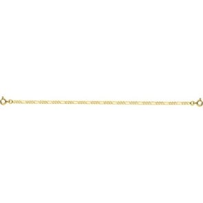 Bracelet maille Figaro alt 1/3 18cm (Or Jaune)