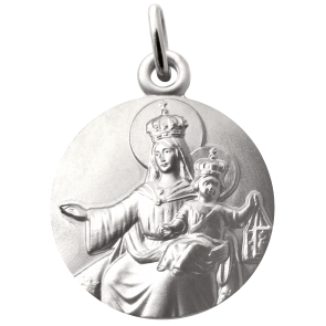 Médaille Vierge et l'enfant aux Scapulaires