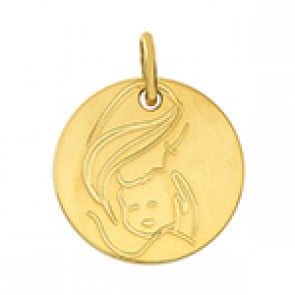 Médaille Amour d'une mère (Or Jaune 9K)