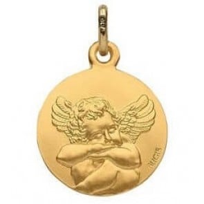 Médaille Ange endormi (Or Jaune) 