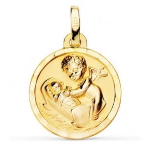 Médaille Ange Gardien au dessus du berceau