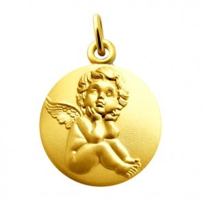 Médaille L'ange pensif Martineau (Or Jaune)