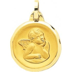 Médaille Ange Raphael en cachet (Or Jaune)