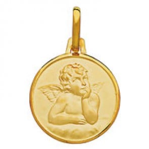 Médaille Ange Raphael (Or Jaune) 