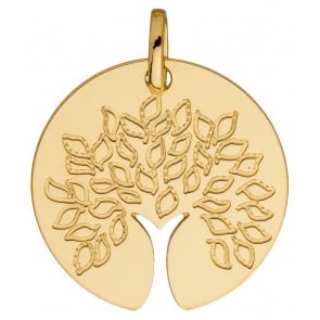 Médaille Arbre de Vie tronc ajouré (Or jaune)