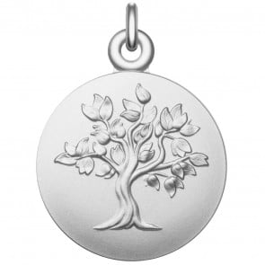 Médaille arbre de vie en argent massif