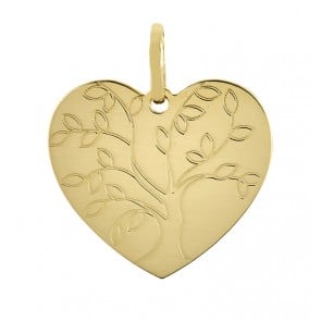 Médaille Coeur arbre de Vie (Or jaune)