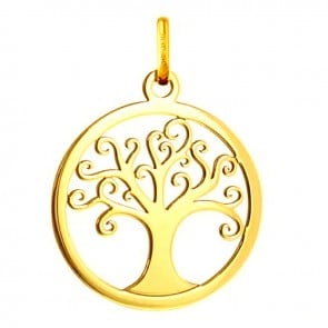 Médaille Arbre de Vie ajourée (Or jaune)