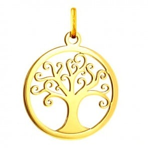 Médaille Arbre de Vie ajourée (Or jaune)