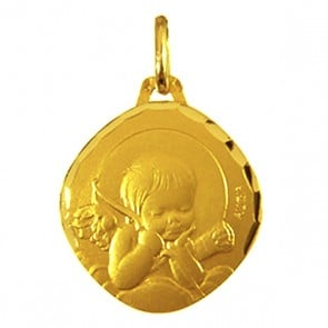 Médaille Augis Ange au carquois (Or Jaune)