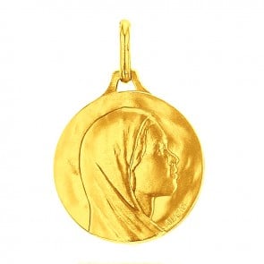 Médaille Augis Vierge (Or Jaune)