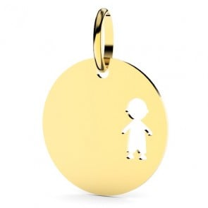 Médaille Bambin Ajourée (Or Jaune)