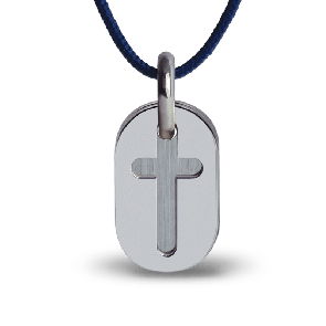 Pendentif Amen (Or Blanc)
