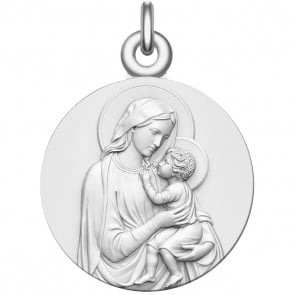 Médaille Vierge à l'enfant (Argent)