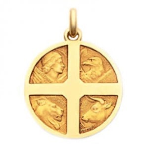 Médaille 4 Evangélistes  - medaillle bapteme Becker
