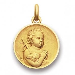 Médaille Ange Saint Jean  - medaillle bapteme Becker