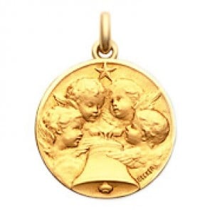 Médaille Angélus  - medaillle bapteme Becker
