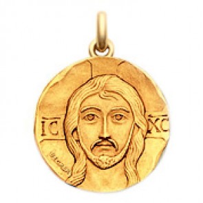 Médaille Christ Pantocrator  - medaillle bapteme Becker