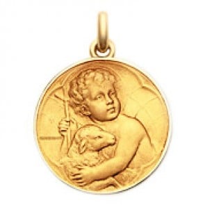 Médaille Enfant Jésus  - medaillle bapteme Becker